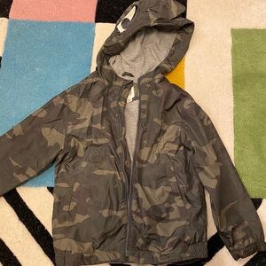 Boys camo windbreaker